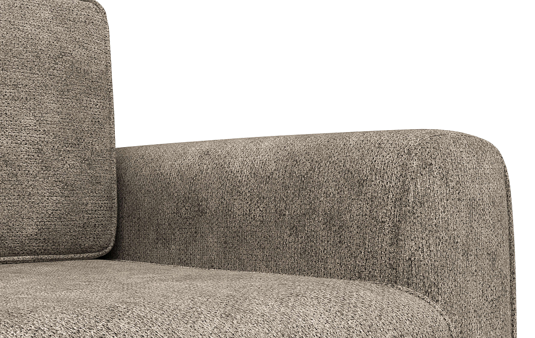 Шелдон / Диван - кровать угловой велюр sierra 4 темный беж